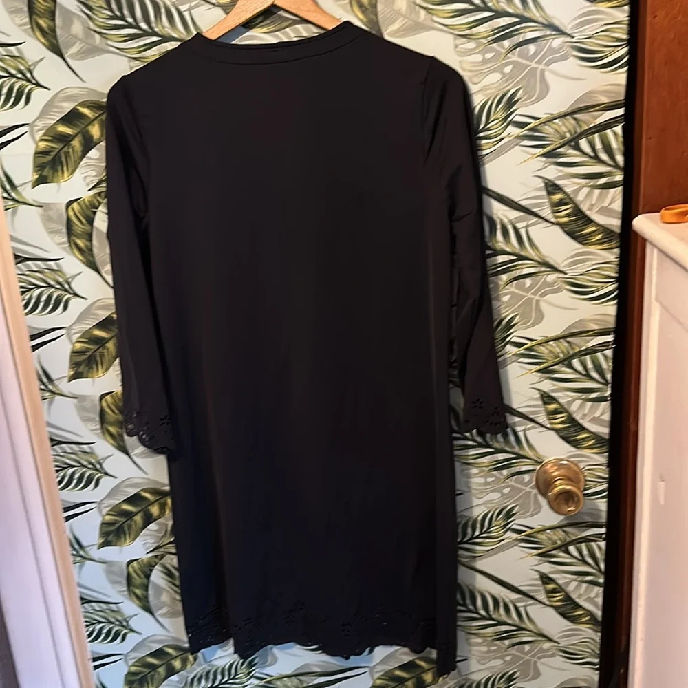 F6- black dress lands end small sm s - Picture 4 of 4